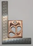 Rectangle cuivre 3 gouttes