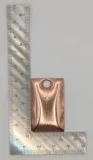 Rectangle cuivre 3 gouttes
